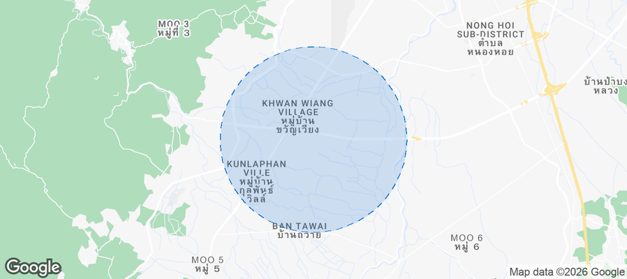 San Phak Wan Airbnb map